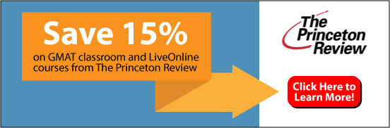 The Princeton Review 15% GMAT Discount