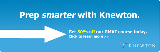 Save 50% on Knewton GMAT Prep