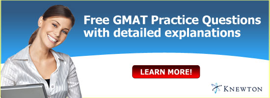 Knewton GMAT Practice Questions